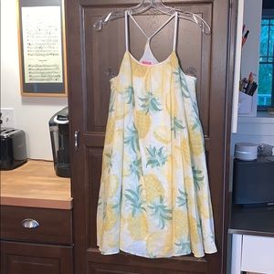 Island Company Lono linen dress pineapple XS